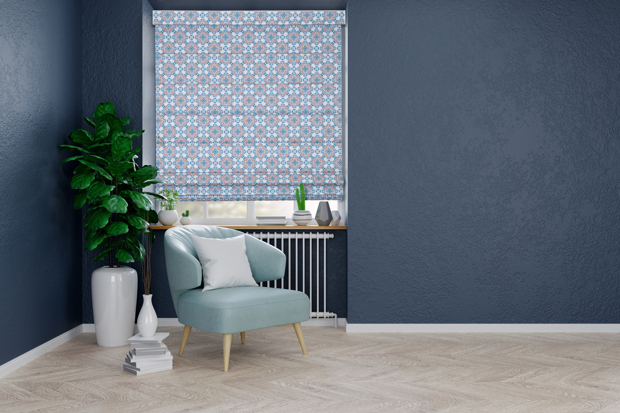 Roman shades