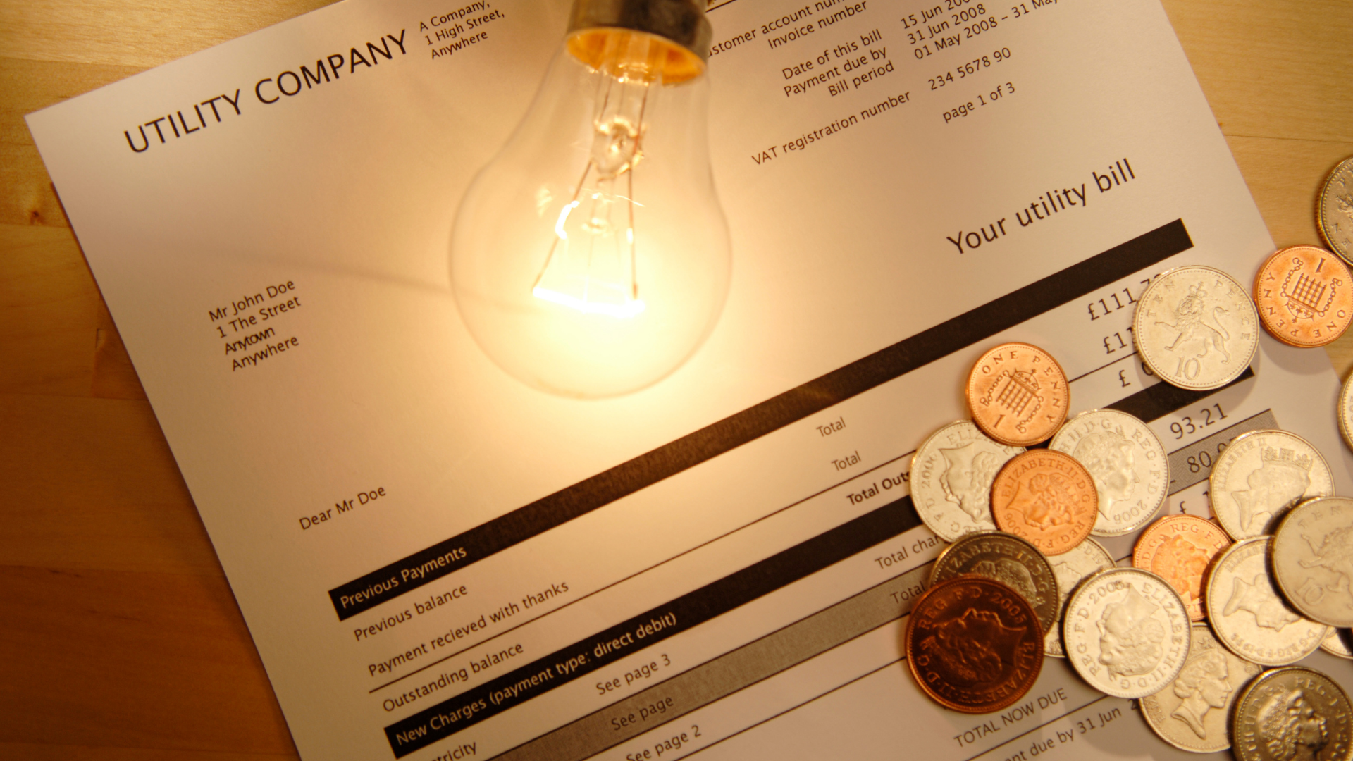 Utility bill