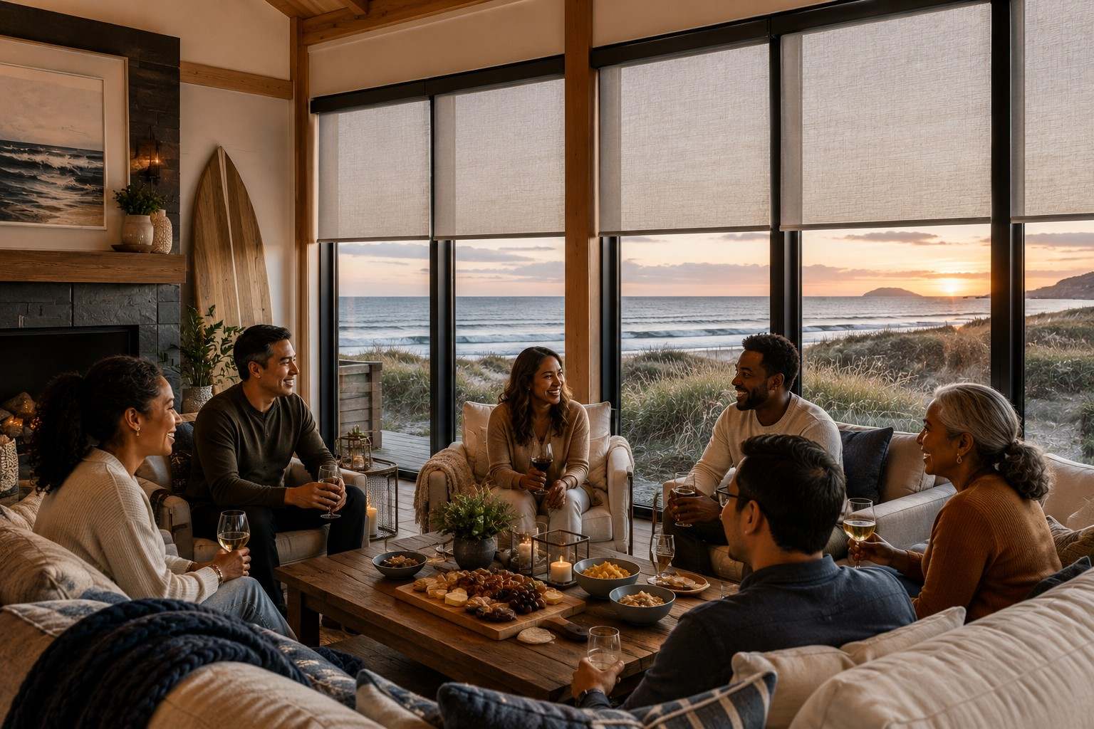 Custom Window Treatments for Washington Coast Homes | The Gathering Place