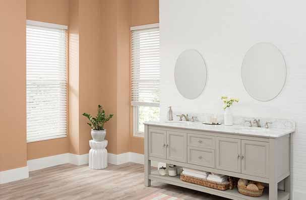Window Treatment Is Best For The Bathroom FAUX WOOD