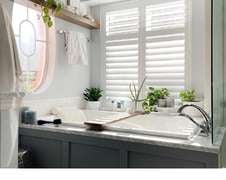 Your Best Choice for Bathroom Window Treatments: Solar Shades & Shutters  