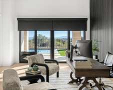 Home Office Bliss: Combining Roller Shades with Smart Window Motorization
