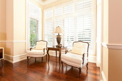 How Exterior Shutters in Round Top Block Heat Loss in the Winter