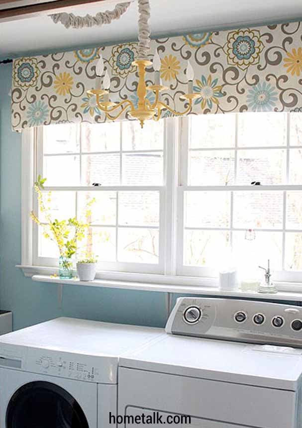 Laundry Room Curtains cafe style curtains