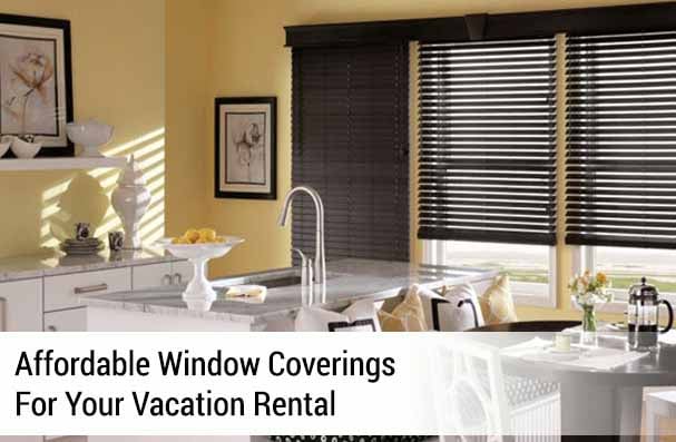 Affordable Window Coverings For Your Vacation Rental FAUX WOOD BLINDS(1)