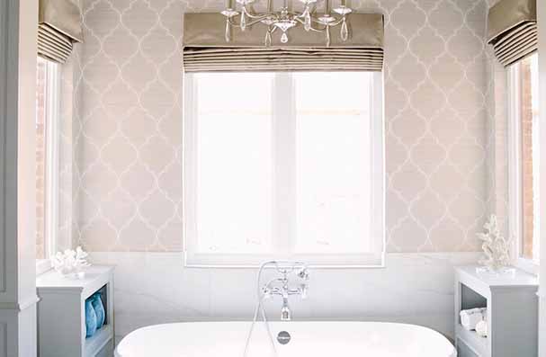 Bathroom Roman Shades