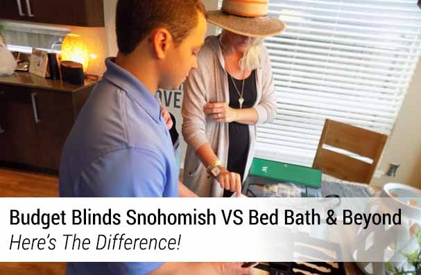 Budget Blinds VS Bed Bath Beyond Top Banner