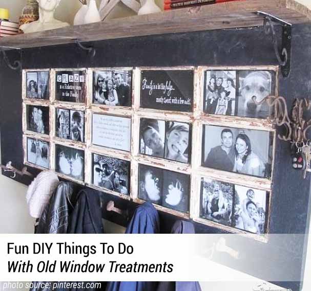 Fun DIY Things To Do With Old Window Treatments
