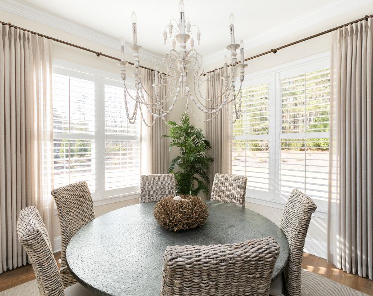 How to Combine Shades and Drapery in Your Northland Living Room