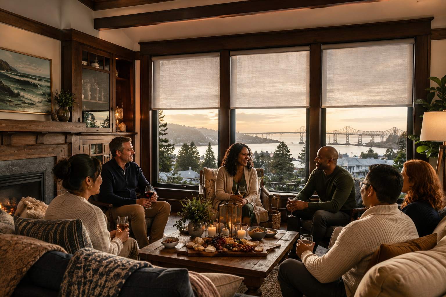 The Gathering Place | Custom Window Treatments for Astoria & the North Oregon Coast