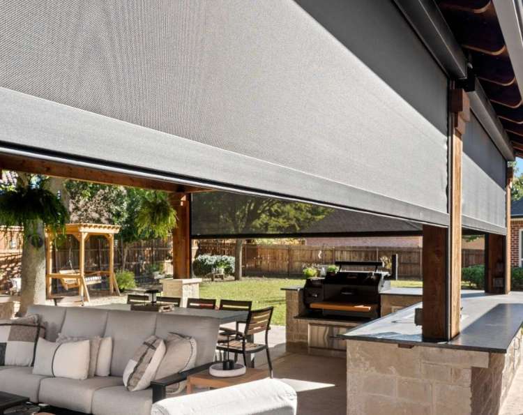 Transform Your Outdoor Living Space with Custom Solar Shades