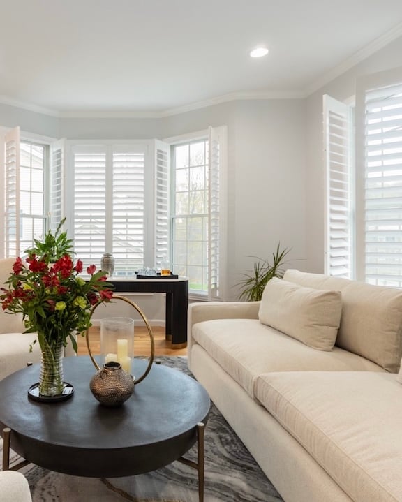 Why Plantation Shutters Are the Best for Living Room Light Control  