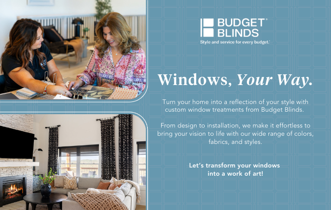budget blinds install van