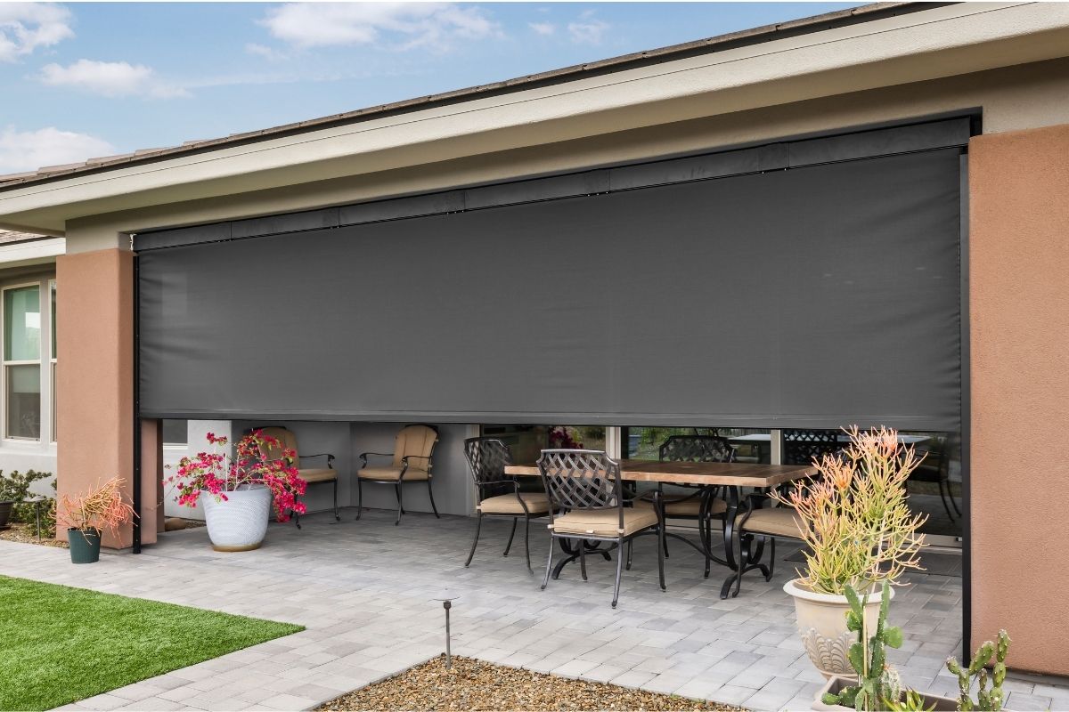 Motorized Outdoor Shades. Convenience and Comfort for Modern Nevada and Utah Homes