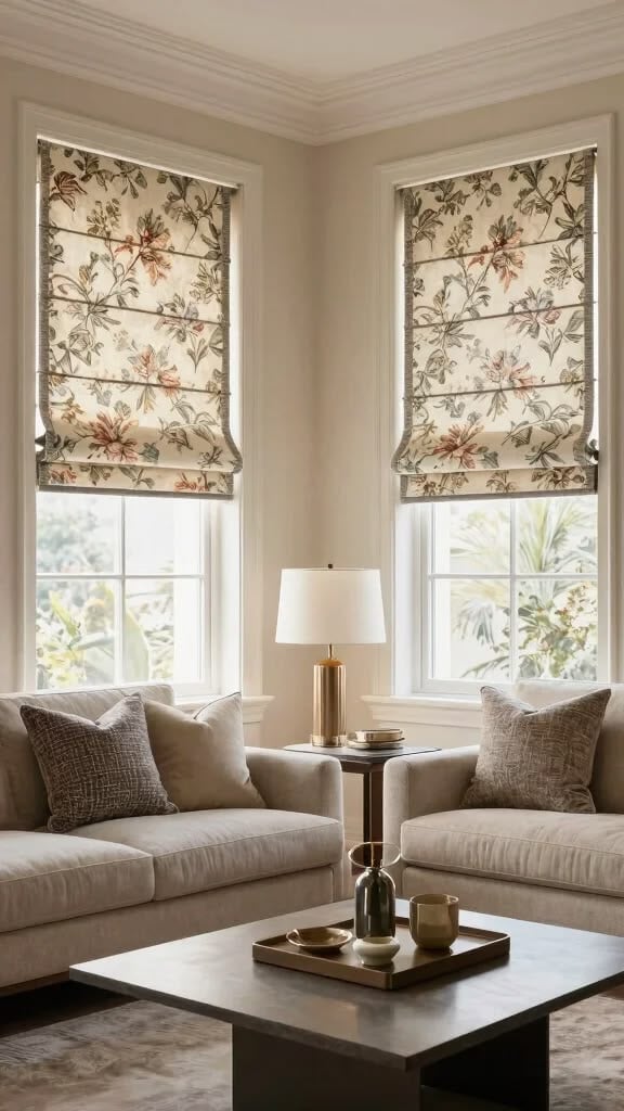 Why Custom Fabric Roman Shades in Santa Ana Are More Than Worth the Cost