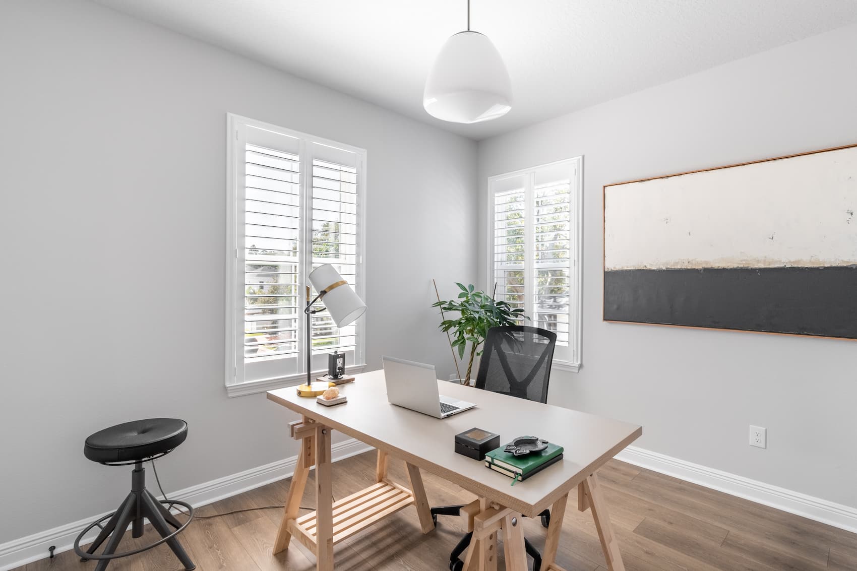 Why Shutters in Park City Were Such a Great Idea for the Home Office Now You’re Back in the Office