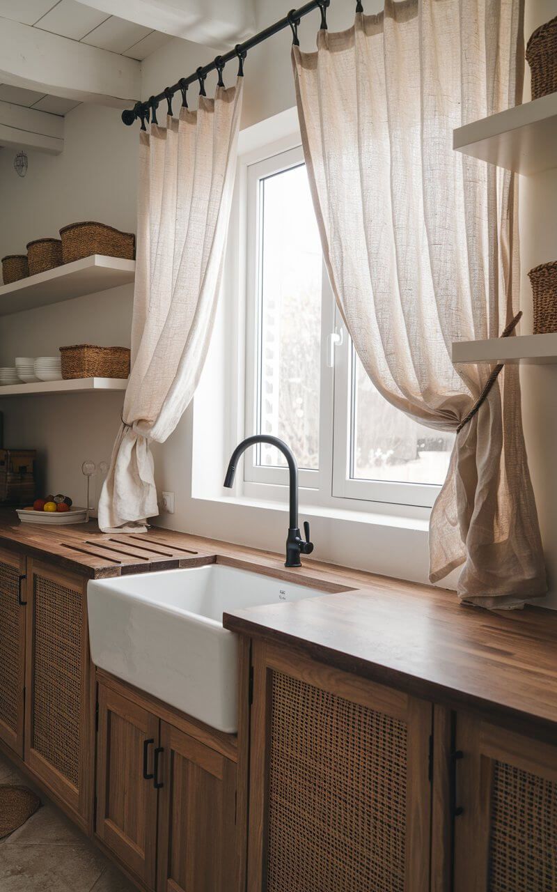 How Can I Stop My Kitchen Drapes in Lancaster Getting Into Pooled Water?