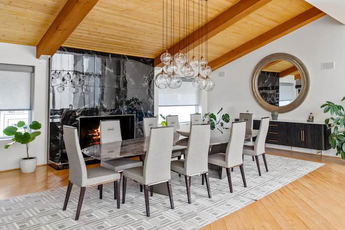 Roller Shades Lutron Dining Room (11)