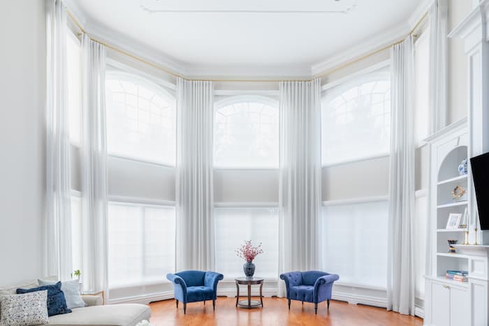 Solar Roller Shades Lutron Drapery Fabricut Living Room (1)