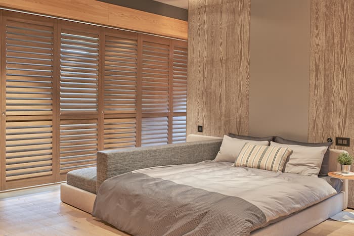 PureVu Shutters Bedroom Norman