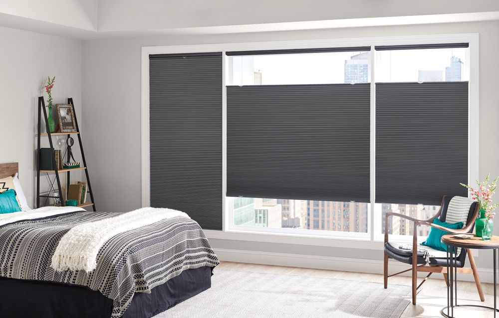 Cellular Shades in Bedroom 