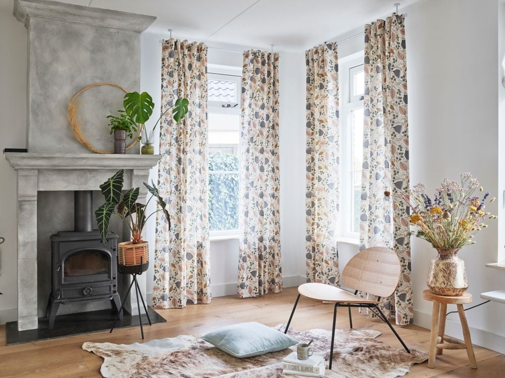 Drapery in Living Room