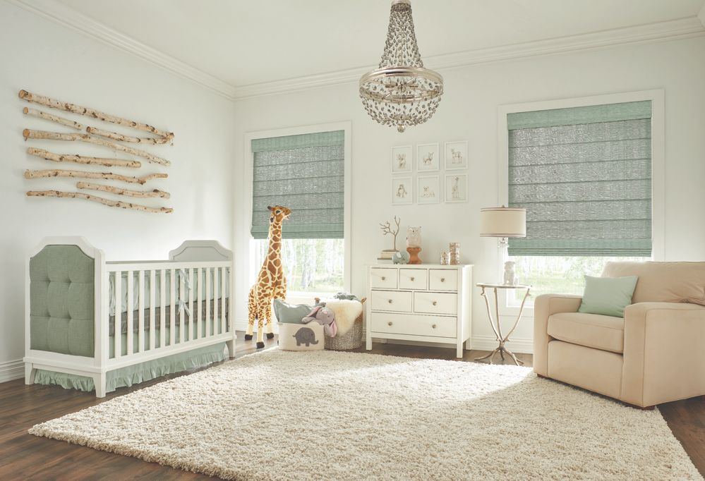 Roman Shades in Nursery