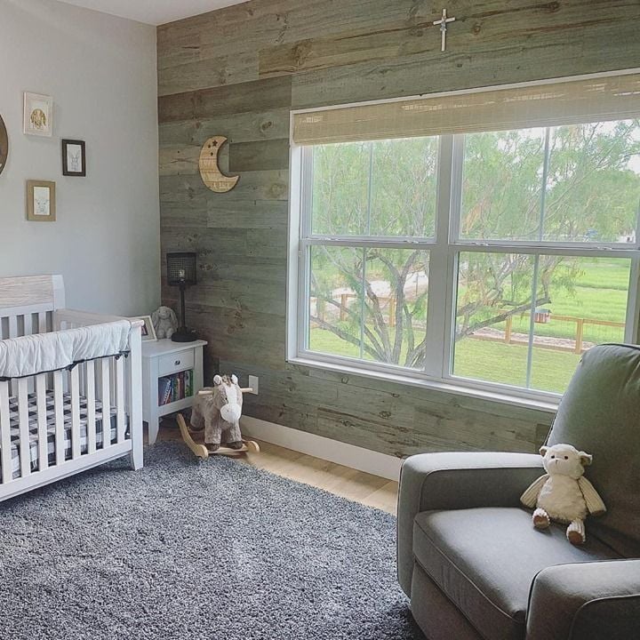 Cordless Woven Shades in Bedroom