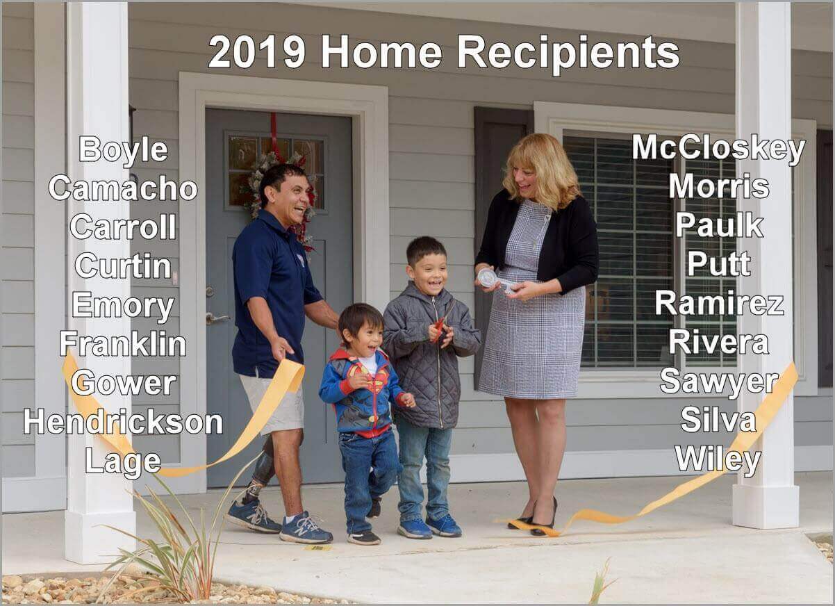 new home recipients