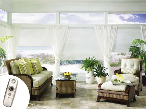 wireless motorized shades