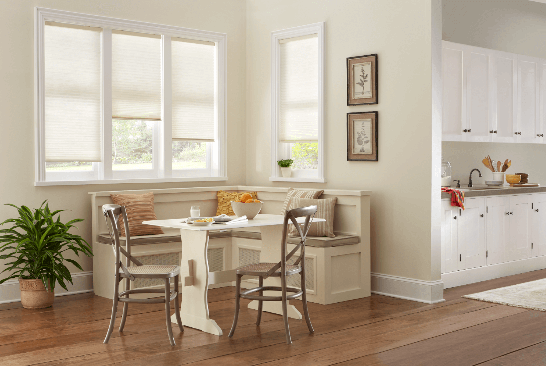 cellular shades in kitchen