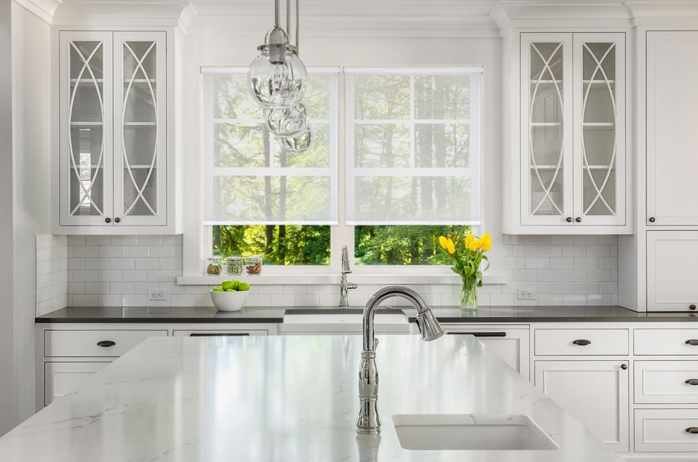 Solar Shade in Kitchen