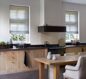 Custom Roman Shades Allow You To Add An Accent To Any Room