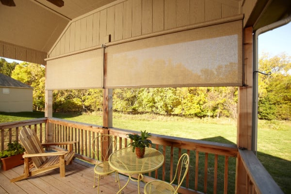 Solar Shades Deck Draper