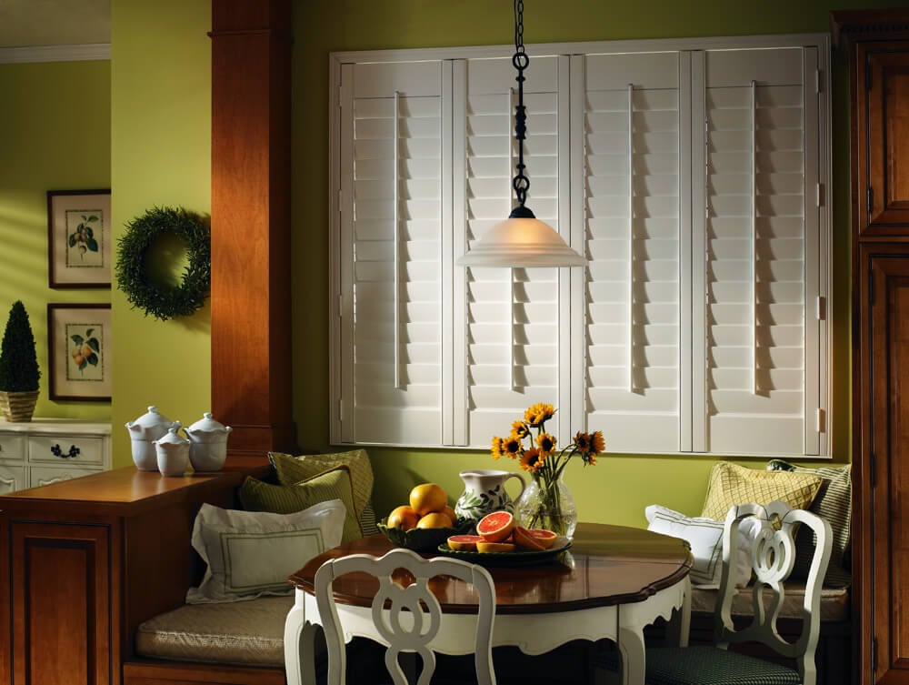 Composite Shutters in Kitchen 