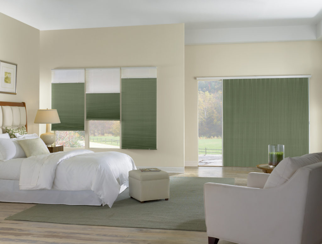 pleated bedroom shades