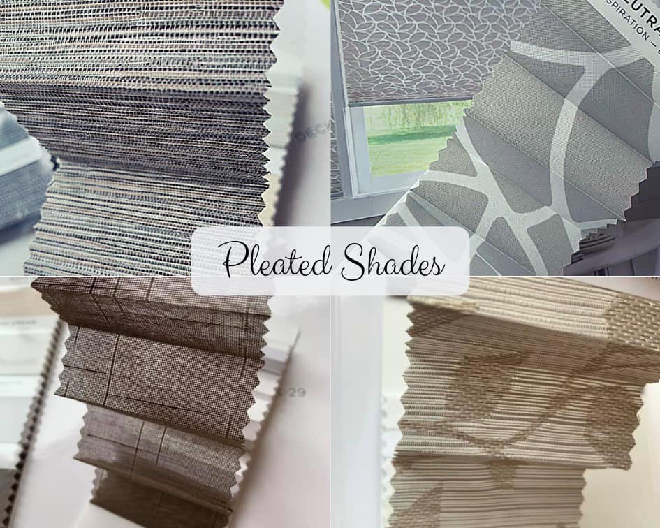 Pleated Shade Samples