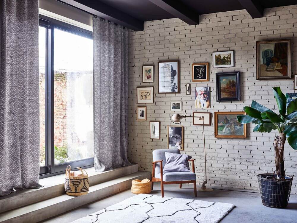 Drapery in Living Room 