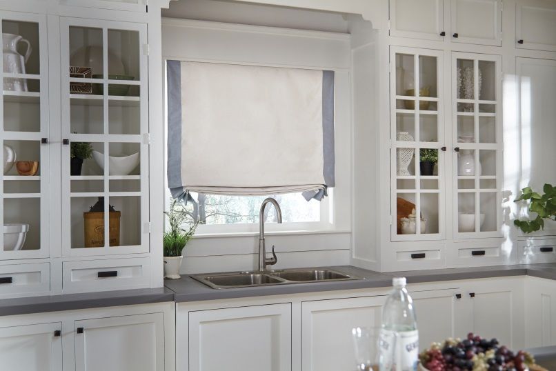 kitchen roman shades