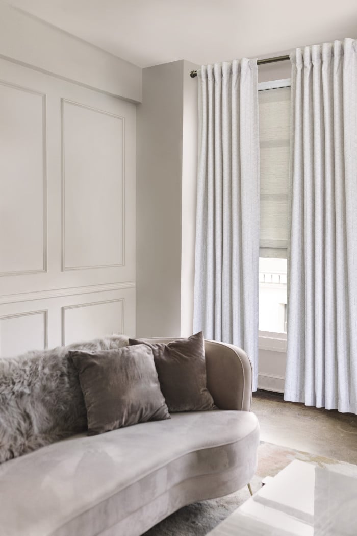 Woven Shades Drapery Panels Living Room Inspired Shades Inspired Drapes