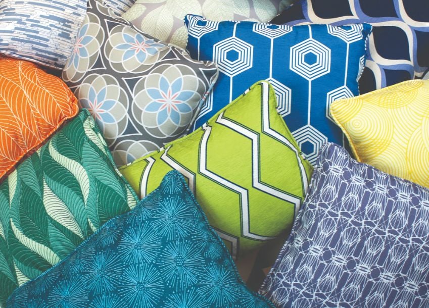 Assorted Colorful Pillows