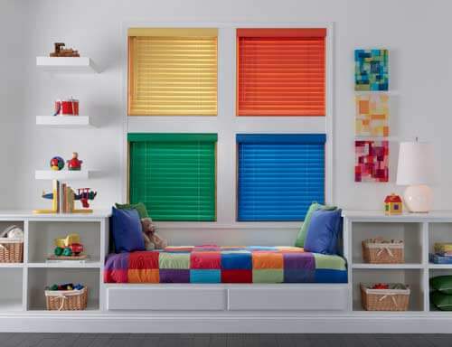 colorful blinds