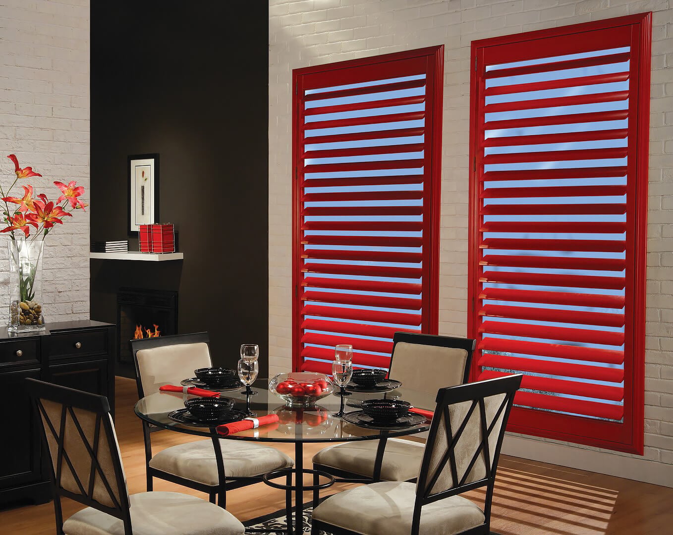 red design shutter style