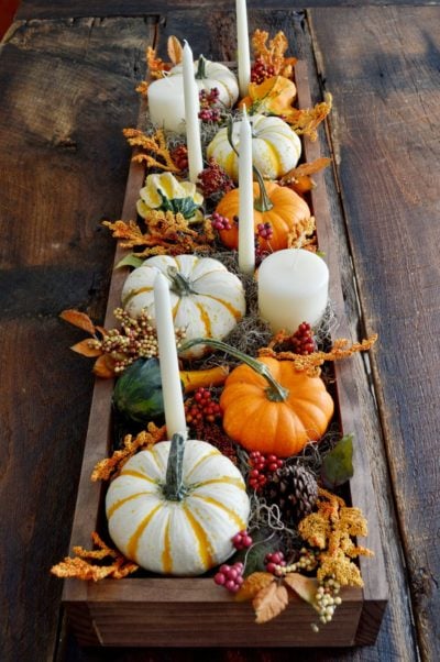 harvest table decorations