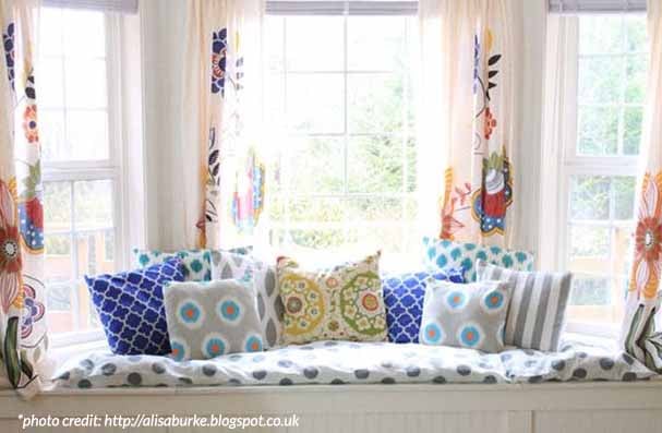 Bay Window Drapes