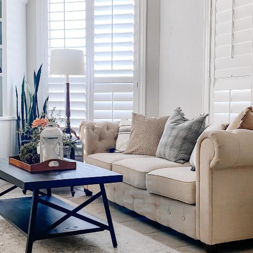 Living Room Traditional Shutters
