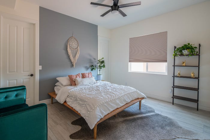 Cellular Shades bedroom