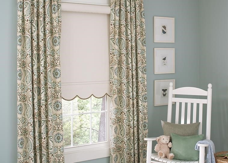 design bedroom drapery and shades