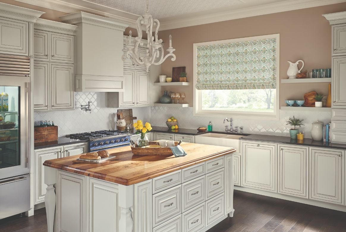 Roman Shades Kitchen Horizons