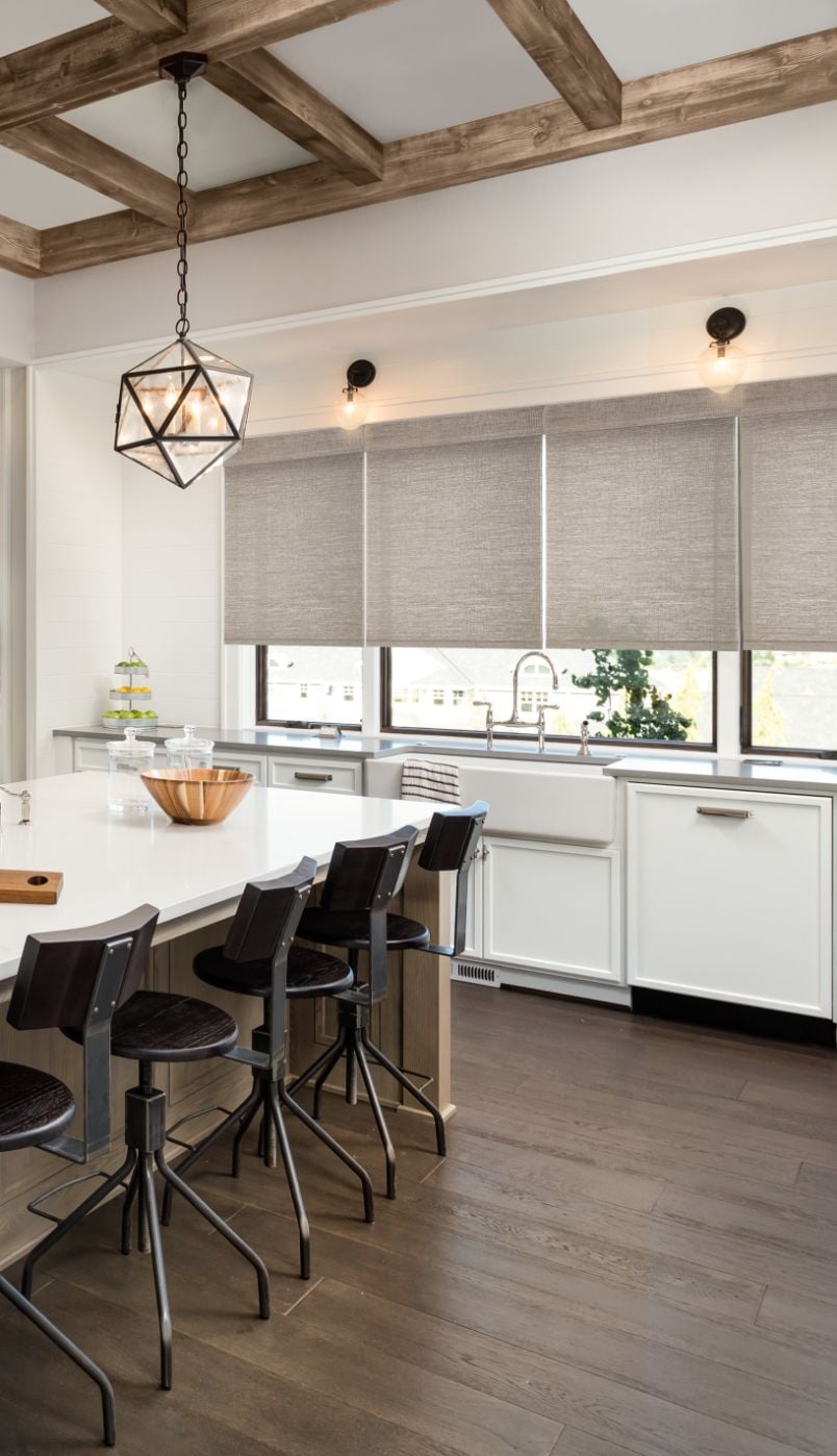 Woven Wood Shades Kitchen Inspired Shades